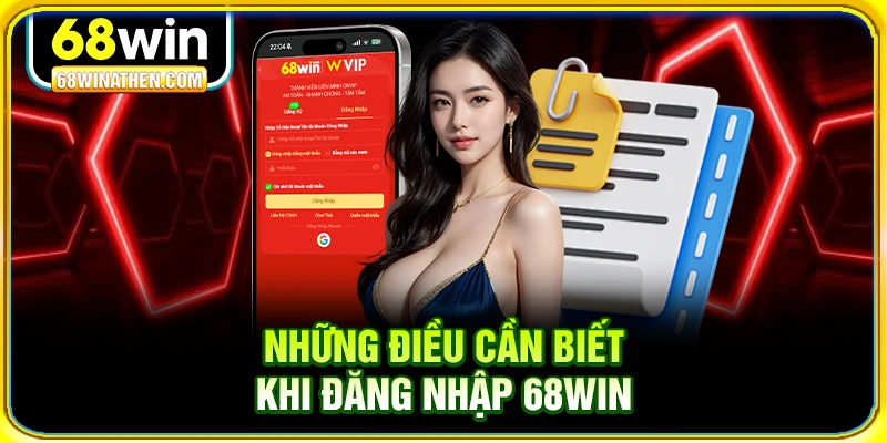 Những điều cần biết khi đăng nhập 68win